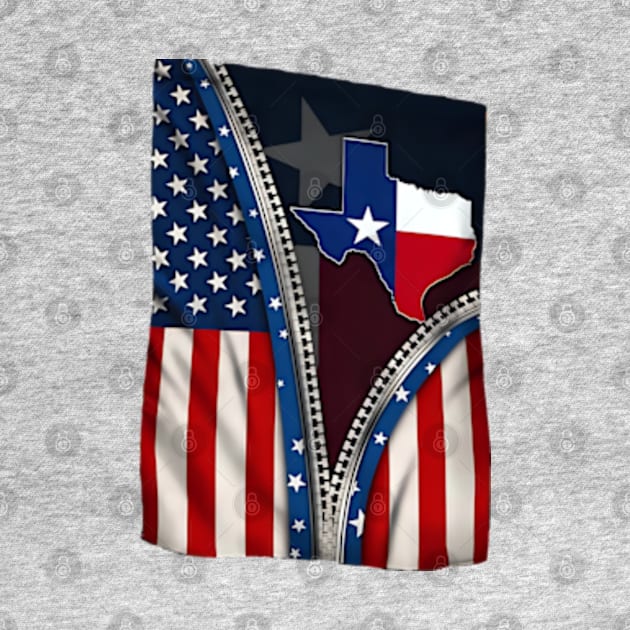 Texas State Flag by Rogue Clone